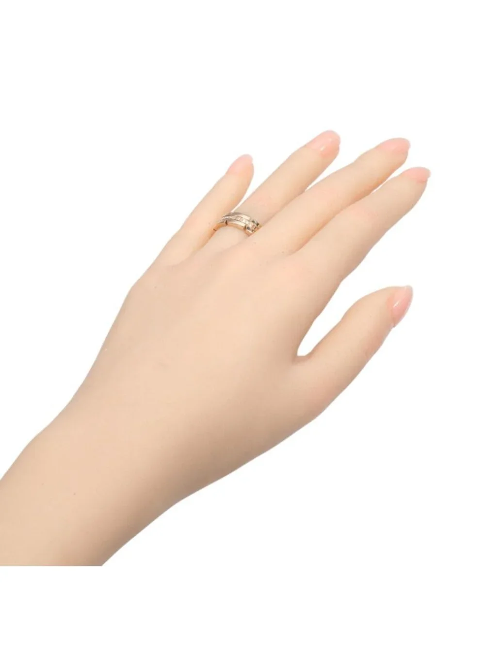 Cartier Tank Francaise 18k Pink Gold Diamond Ring